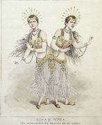 The Siamese Twins Rosa and Josepha Blazek from Le Petit Journal 1891 Reproduction