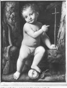 The infant Christ as saviour of the world 1520 Reproduction