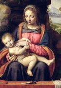 The Virgin and Child in a Landscape Reproduction