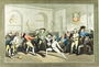 Mr H Angelos Fencing Academy, engraved by Charles Rosenberg, 1791 Reproduction