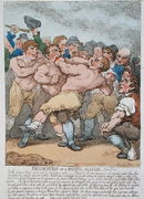 Description of a Boxing Match, 1812 Reproduction