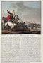 Clovis I c.466-511 at the Battle of Tolbiac, 496 AD, engraved by Jean Baptiste Morret fl.1790-1820, 1791 Reproduction