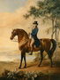 Warren Hastings Esq. on his Arabian Horse, after a painting by George Stubbs, 1796 1724-1806 Reproduction