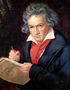 Ludwig van Beethoven 1770-1827 Composing his Missa Solemnis, 1819 Reproduction