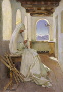 Saint Elizabeth Working for the Poor, c.1920 Reproduction