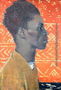 Negro in Profile Portrait of Henry Thomas 1934-35 Reproduction