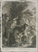 Orpheus, Leading Eurydice Out of Hell, Looks Back Upon her and Loses her Forever, 1731 Reproduction