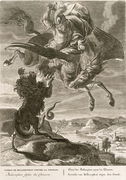 Bellerophon Fights the Chimaera, 1731 Reproduction