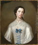 Portrait of a Lady, thought to be a member of the Cholmondeley family, c.1740 Reproduction