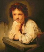 Young Girl at a Window Reproduction