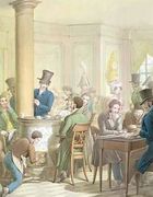 The Cafe de Commerce from Tableau de Paris Reproduction