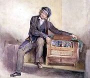 The Organ Grinder 1840 Reproduction