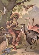 Papageno the Bird-Catcher from The Magic Flute by Wolfgang Amadeus Mozart 1756-91 Reproduction