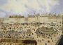 View of the Place de la Republique and the Fountain, 1848 Reproduction