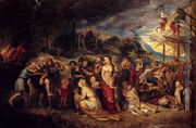 Aeneas And His Family Departing From Troy Reproduction