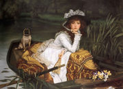 Young Lady In A Boat Reproduction