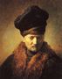 Bust of an Old Man in a Fur Cap 1630 Reproduction