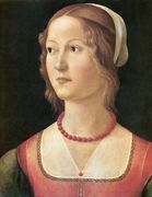 Portrait of a Young Woman Reproduction