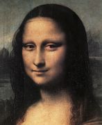 Mona Lisa Detail Reproduction