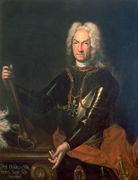 Field Marshall Count Guidobald von Starhemberg 1654-1737 Austrian military commander in Spain during the War of The Spanish Succession Reproduction