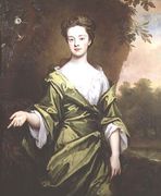 Portrait of a Girl in Green probably a marriage portrait Reproduction