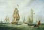 Yachts Racing off the Castle Cowes Reproduction