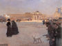 The Place De Carrousel And The Ruins Of The Tuileries Palace In 1882 Reproduction