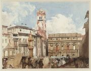 Verona Piazza Dell Erbe Reproduction