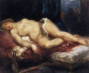 Odalisque Reclining on a Divan 1827-28 Reproduction