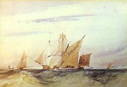 Shipping Off The Coast Of Kent Reproduction