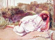 Arab Resting by a Stream Reproduction