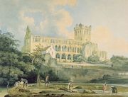 Jedburgh Abbey from the River Reproduction