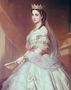 Portrait of Charlotte of Saxe Cobourg Gotha 1840-1927 Princess of Belgium and Empress of Mexico Reproduction