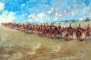 16th Lancers advancing at a gallop Reproduction