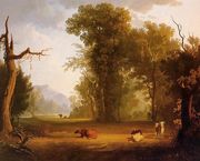 Landscape with Cattle Reproduction