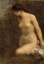 Small Brunette Bather Reproduction