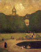 Au Jardin Du Luxembourg Reproduction