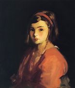 Agnes In Red (Agnes Schleicher) Reproduction