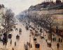 Boulevard Montmartre: Winter Morning Reproduction