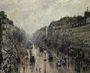 Boulevard Montmartre: Foggy Morning Reproduction