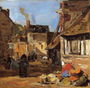 Honfleur, the Saint Catherine Market Place Reproduction