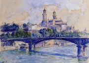 The Seine by the Trocadero Reproduction