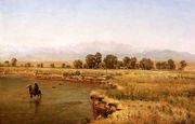 Indian Encampment on the Platte River, Colorado Reproduction