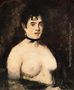 The Brunette with Bare Breasts Reproduction