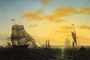 New Bedford Harbor at Sunset Reproduction