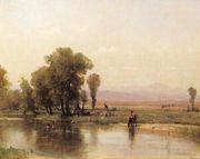 Encampment on The Platte River Reproduction