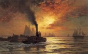 New York Harbor II Reproduction