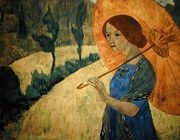 Madame Serusier with a Parasol, 1912 Reproduction