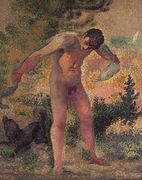 Bather drying himself at St. Tropez, 1893 Reproduction