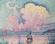 Antibes, the Pink Cloud, 1916 Reproduction